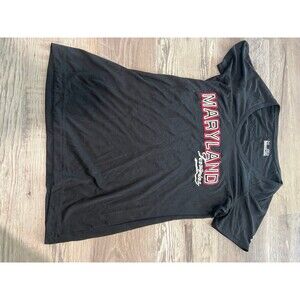 University of Maryland under Armour t shirt size small black and red